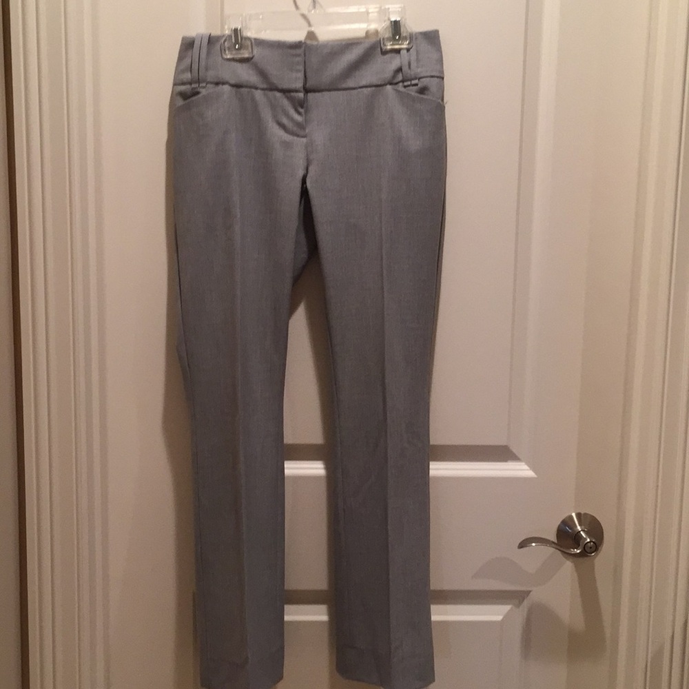 Gray Wide Bottom Slacks